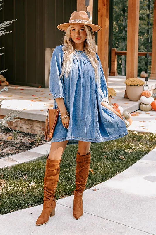 Countryside Cutie Denim Mini Dress