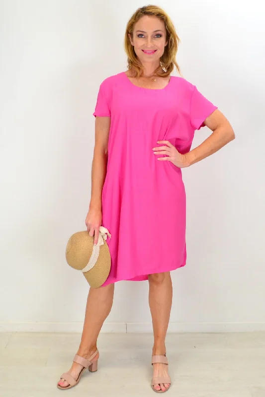 Pretty Pink Tunic Slip Dress