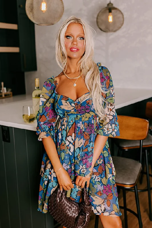 Darling Smile Floral Mini Dress