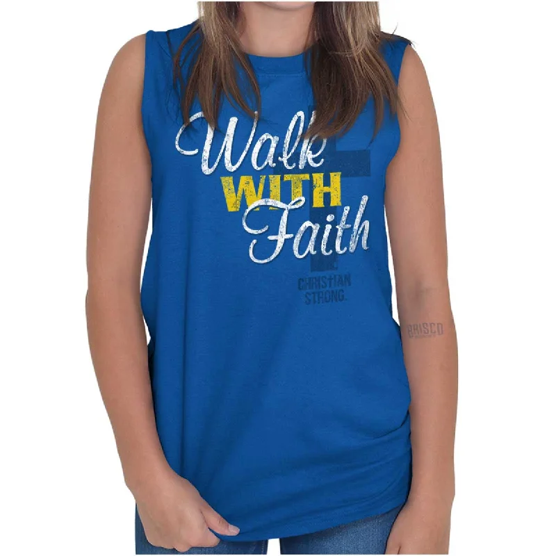 Walk With Faith Sleeveless T-Shirt