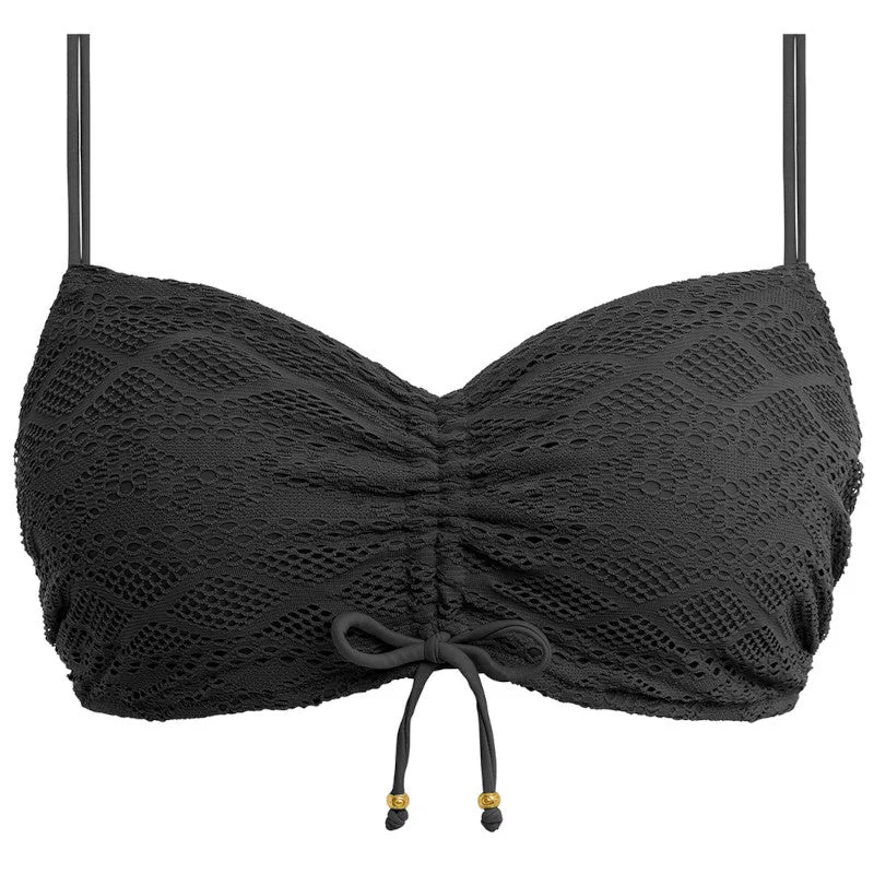 Sundance Bralette Bikini Top Black - Freya Swim