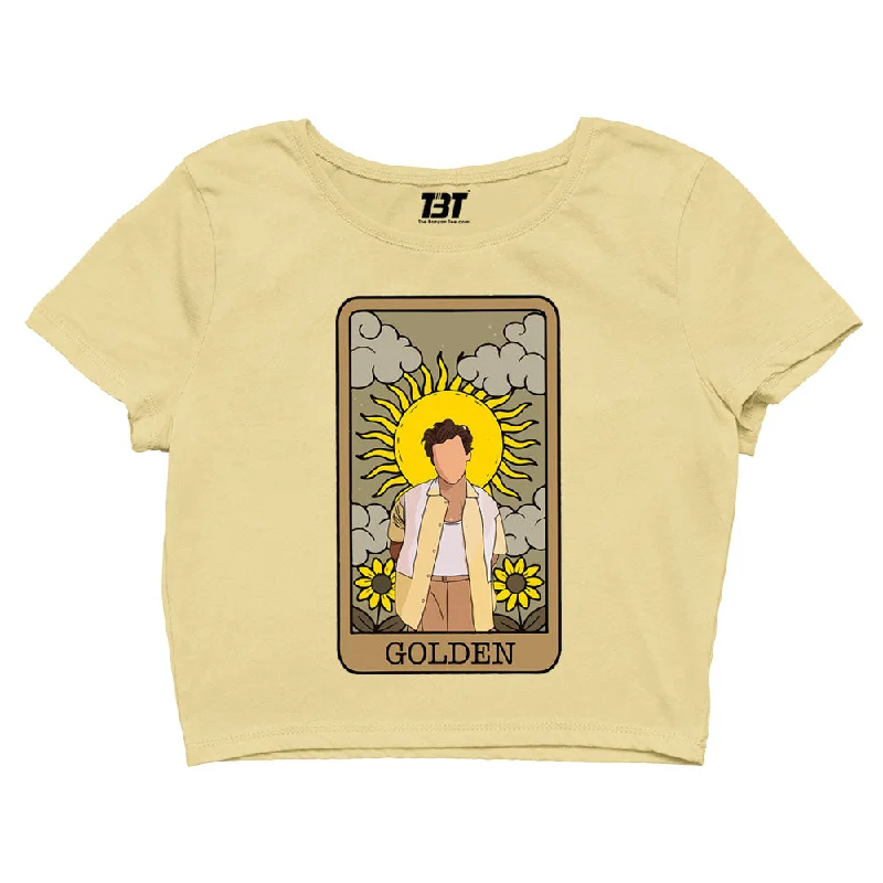 Harry Styles Crop Top - Golden