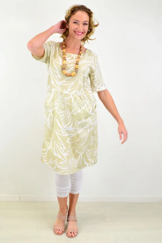 Summer Fern Cotton Tunic Dress