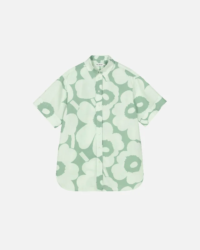 Nila Short Sleeve Unikko Cotton Poplin Shirt