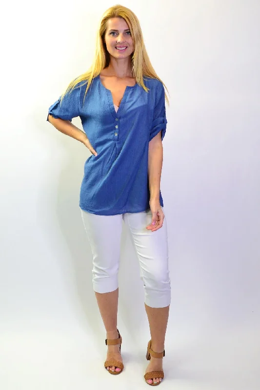 Blue Lagoon Tunic Top