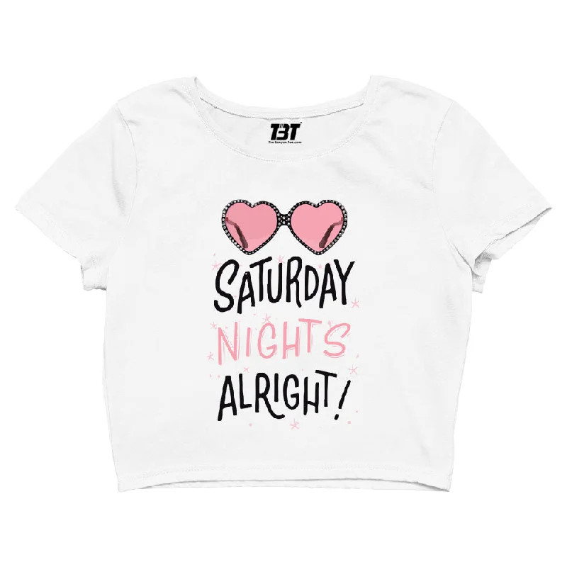 Elton John Crop Top - Saturday Night's Alright