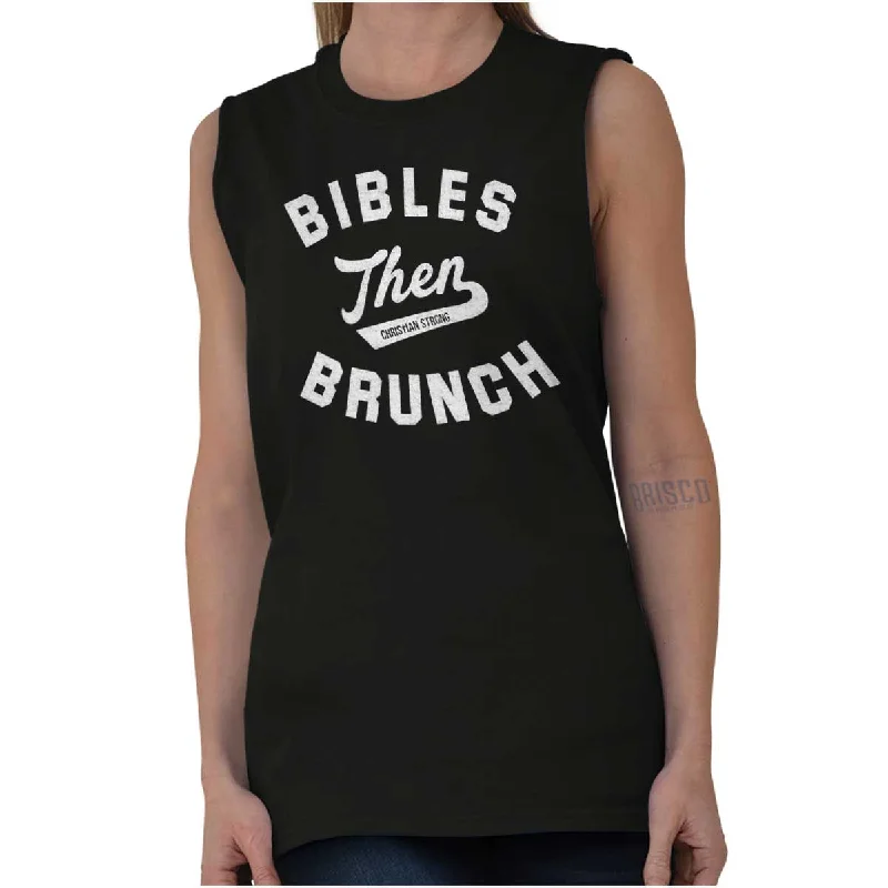 Bibles Then Brunch Sleeveless T Shirt