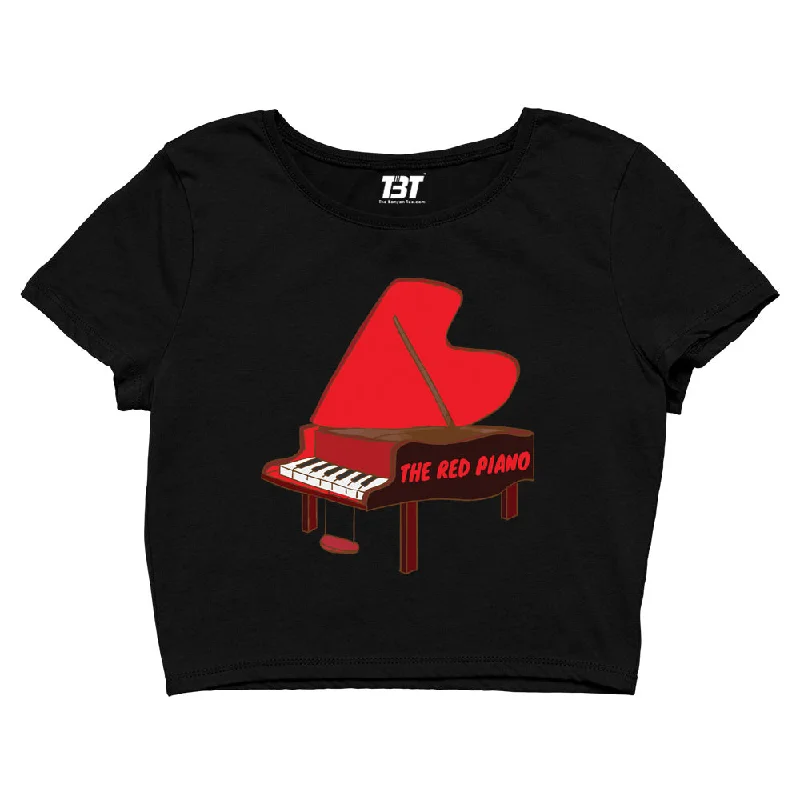 Elton John Crop Top - The Red Piano