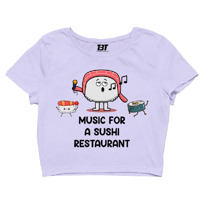 Harry Styles Crop Top - Music For A Sushi Restaurant